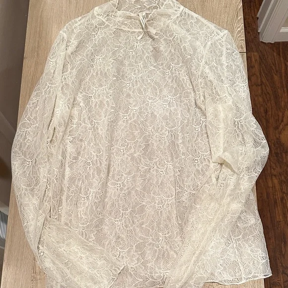 Anthropologie Lace Layering Turtleneck - Picture 4 of 6